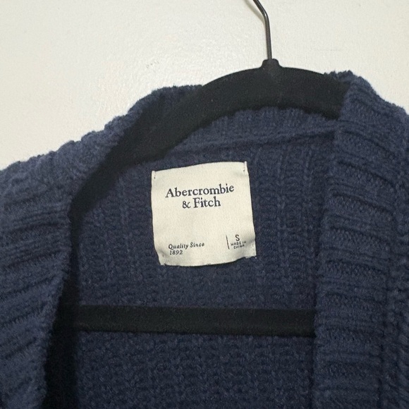 Abercrombie & Fitch Navy Women's Cardigan - Picture 2 of 7